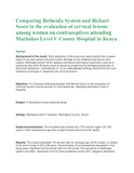 Comparing Bethesda System and Richart Score in the evaluation of cervical lesions among women on contraceptives attending Machakos Level V County Hospital in Keny.pdf.jpg