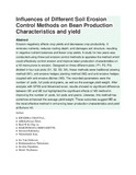 Influences of Different Soil Erosion Control Methods on Bean Production Characteristics and yield.pdf.jpg
