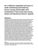 facilitating and hindering factors among small-holder farm households in Teso-South Sub-County, Kenya and Kapchorwa District, Uganda.pdf.jpg