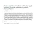 Rosenzweig-Macaurther Model with Holling type II Predator Functional Response for Constant Delayed Migration.pdf.jpg