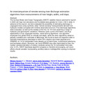 An intercomparison of remote sensing river discharge estimation algorithms from measurements of river height.pdf.jpg